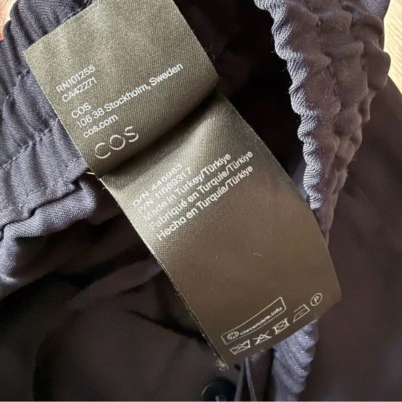 COS Lightweight Wool Pants Men's Dark Navy Dress Pants Size 32R - Picture 8 of 13